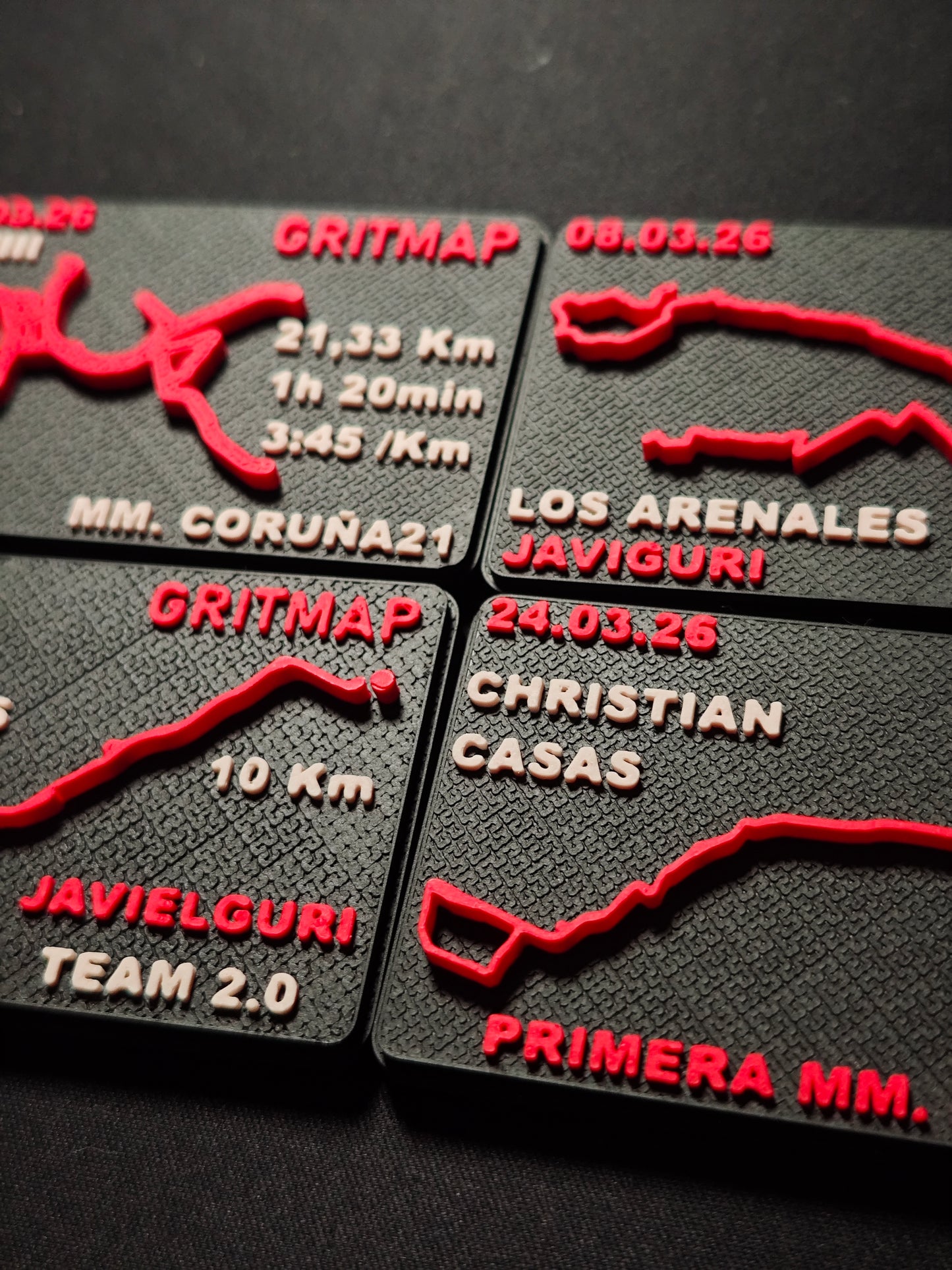 Gritmap Quad - 4 Recorridos
